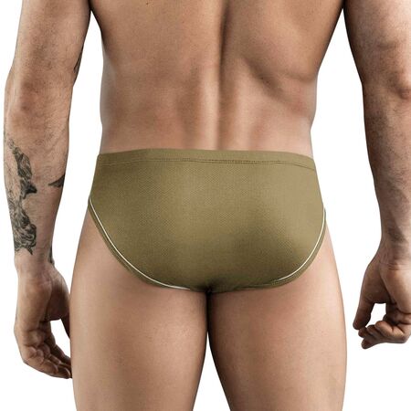 Мужские трусы-слипы цвета хаки Clever Argovia Brief